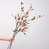 Long Branch Artificial Pomegranate Plastic 10-Fruit Pomegranate Fruit Branch Foam Berry Handmade Fake Plants