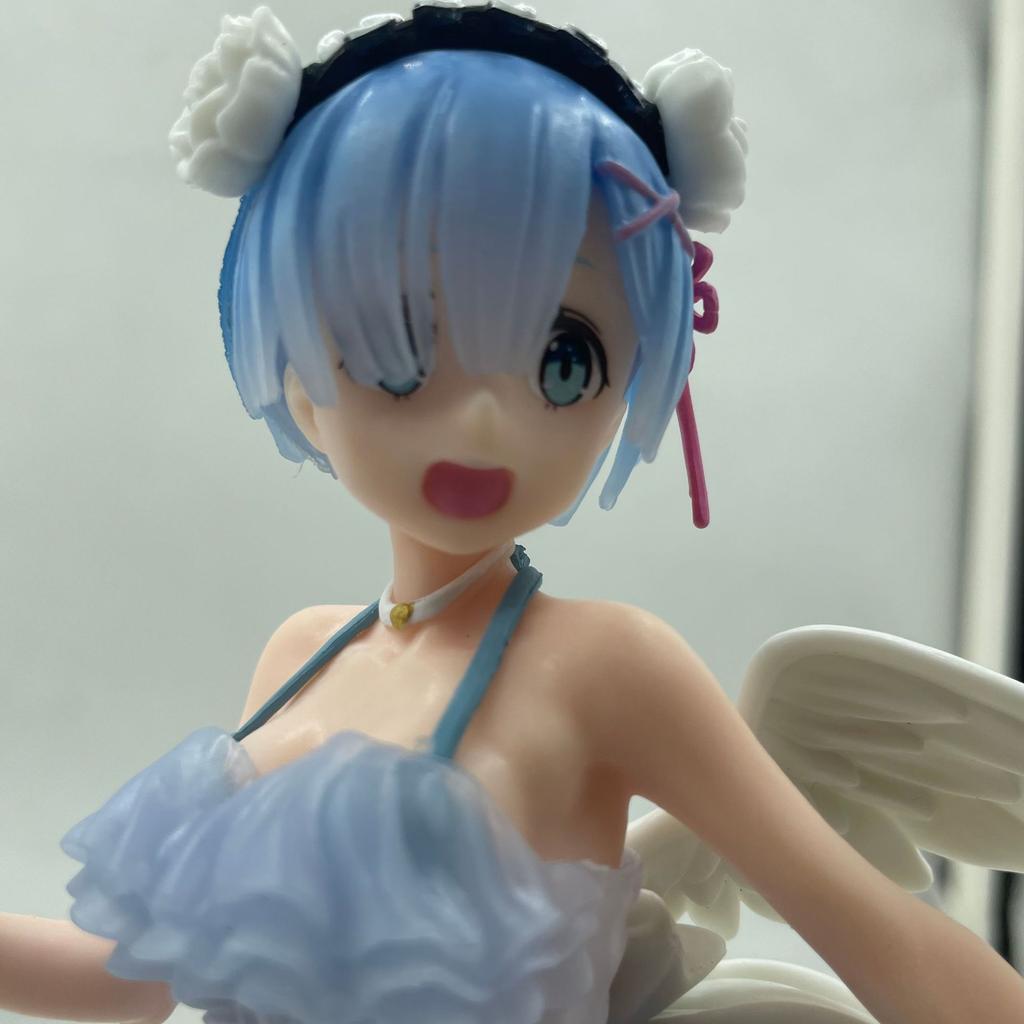 Angel Rem Figure, Life In Another World from Scratch, Desktop Ornament, Two-dimensional Anime Figure Model