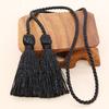 2-10Pcs 54cm Long Rope Double Fringe Trim Tassels Handmade Silk Bookmark Tassel For Curtain Decoration DIY Craft Sewing Supplies