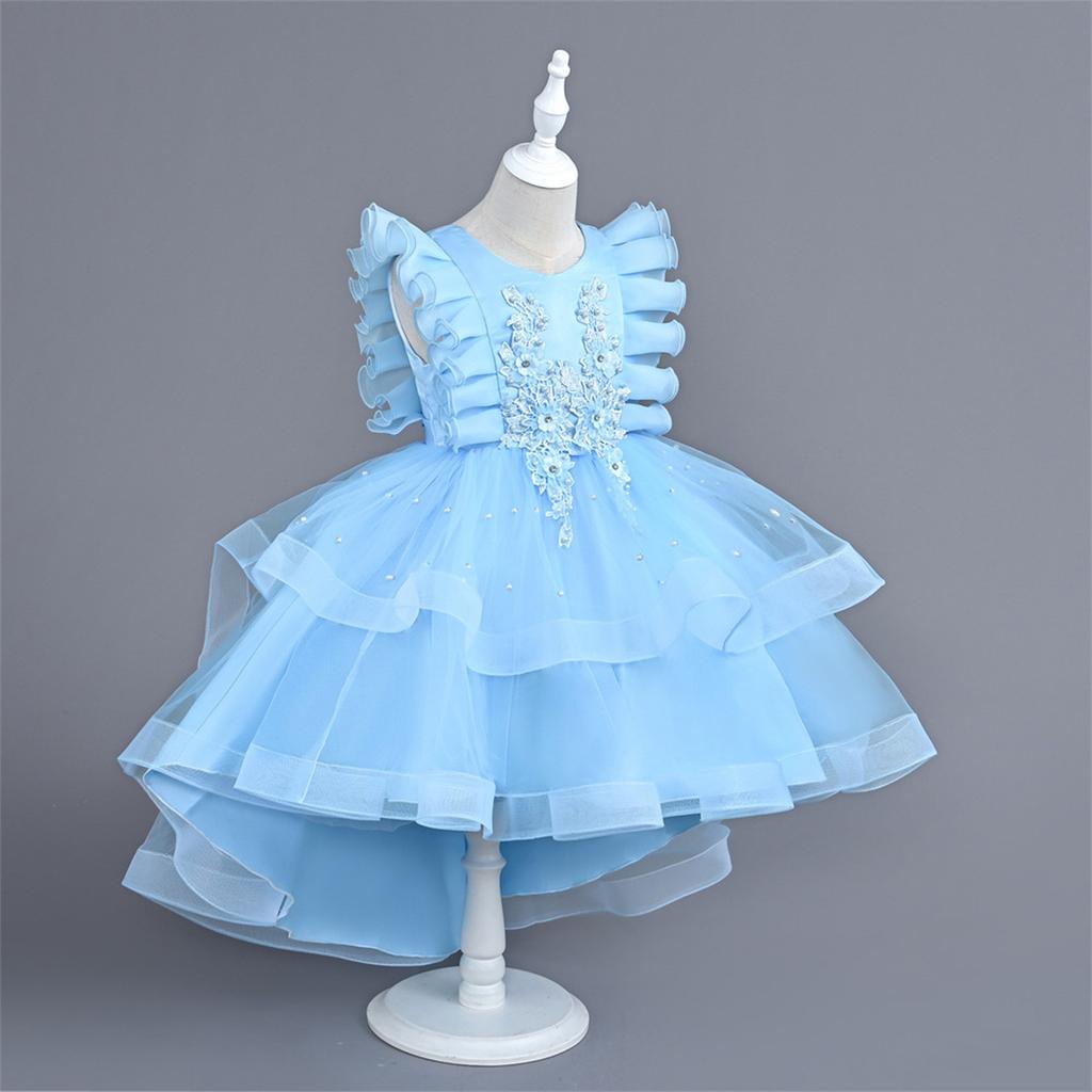 Children's Dresses, Stylish Princess Dresses, Sequined Skirts, Performance Costumes For Middle And Older Childrengirls Skirts