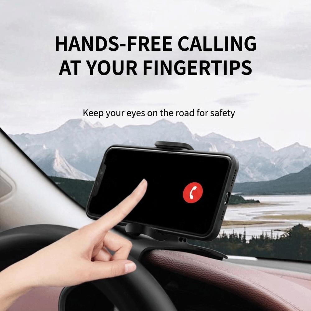 360° Rotation Car Phone Holder Universal Air Vent Clip Mount Stand Dashboard Car Mount In Car