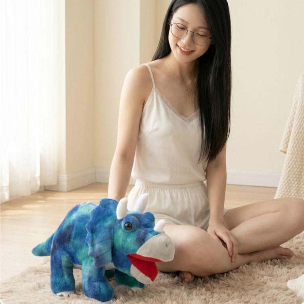 Dilophosaurus Jurassic Dinosaur Plush Toys Ankylosaurus Collection Dinosaur Theme Plush Toys Cartoon Velociraptor