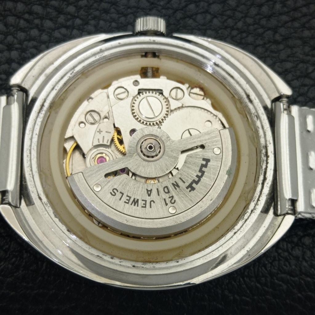 HMT RAJAT AUTOMATIC INDIAN 6501 MENS VINTAGE ORIGINAL DIAL WATCH a703255-1 R213a-a703255