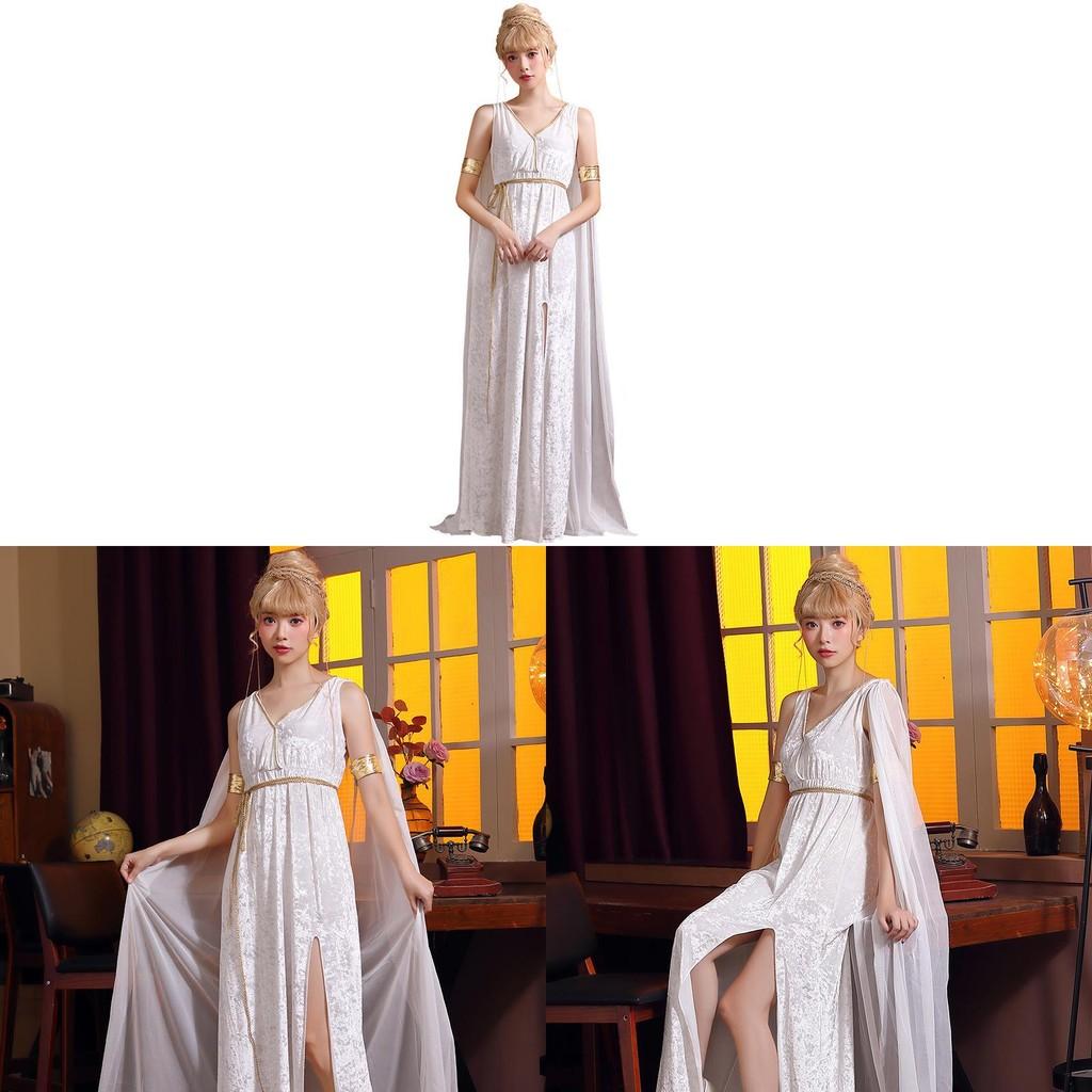 Nordic Mythology Dress For Women With Elegant Flowing Design For Cosplay And Themed Parties