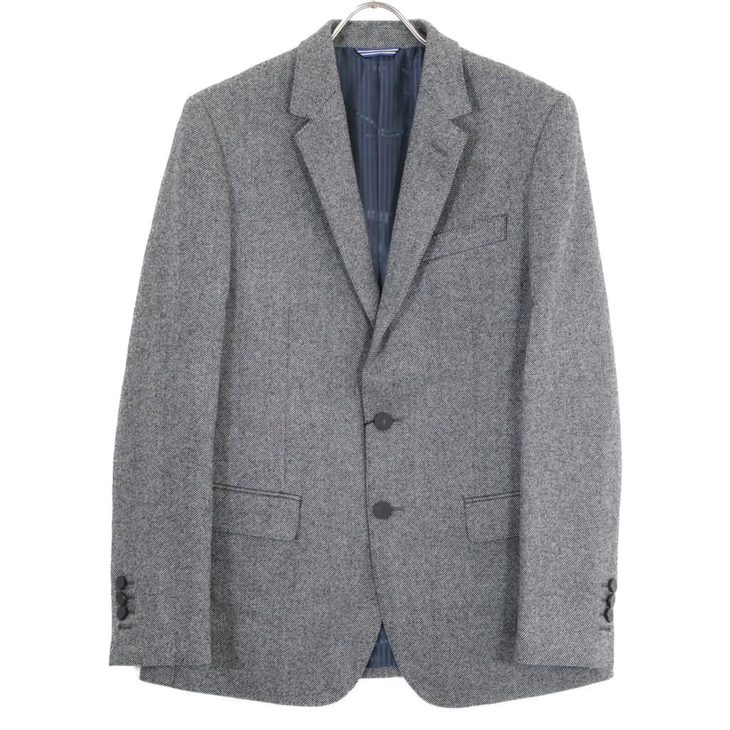 LANVIN en Bleu Gray Cashmere Wool Tailored Jacket Jacket 48 grayUsed