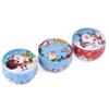 1Pcs Christmas Metal Tin Jars Coffee Tea Spice Candy Jewelry Storage Case Candle Making Containers Decorations Boxes