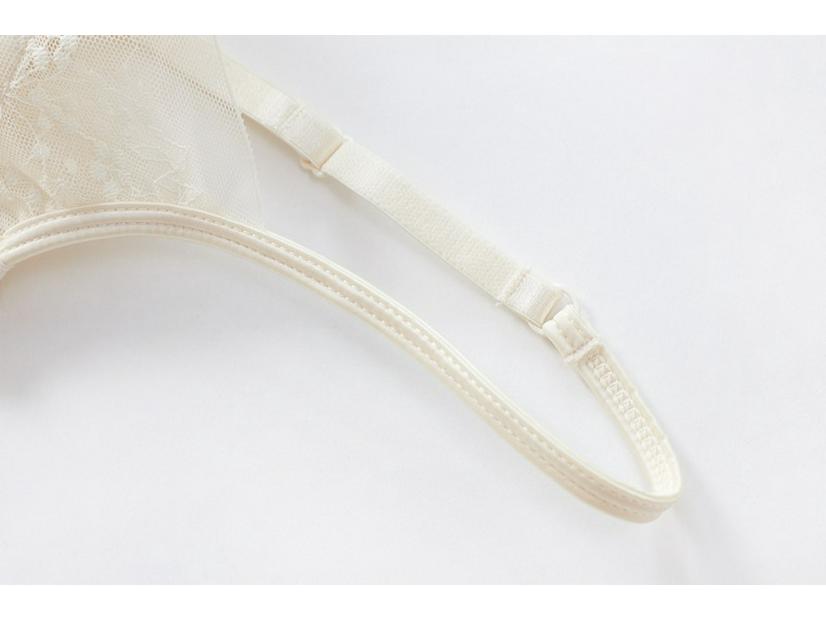Conjunto de Sutiã Zodíaco de Renda Vermelha Bordada - Nova Coleção de Lingerie Francesa