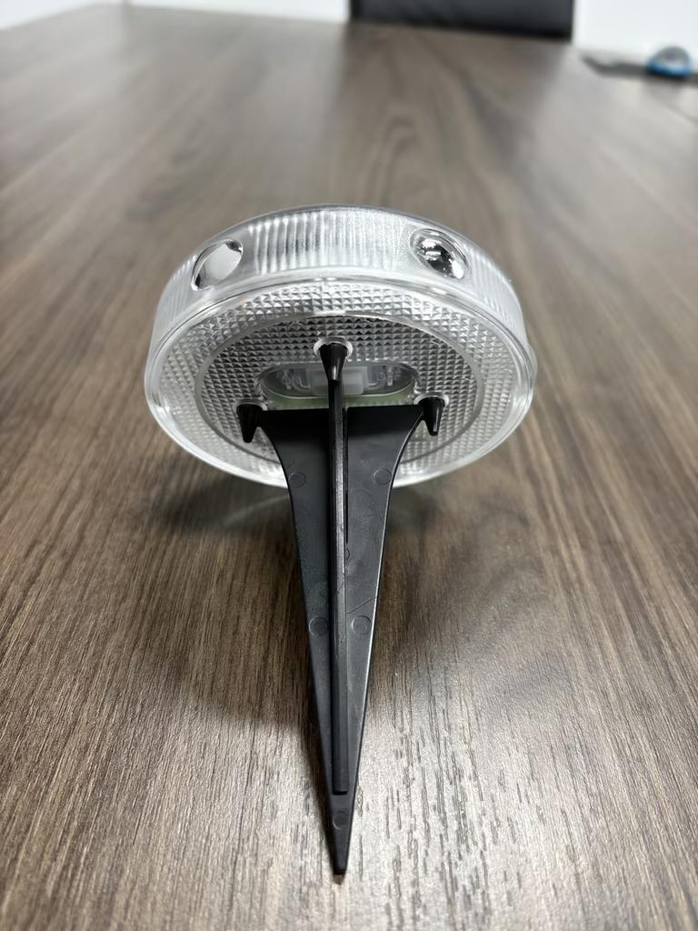 Led IP68 Solar Panel Lantern Lid Lights Waterproof Top Replacement Round Box for Garden Patio Decor Light