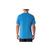 Asics Letter Print Crew Neck Pullover Short Sleeve T-Shirt Men Tops Rebirth-Blue 2031D849-401