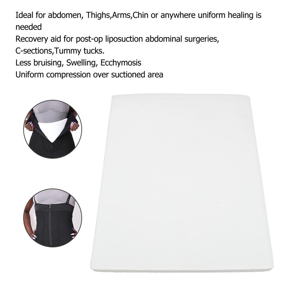 Abdominal Compression Board Reduce Bruising Avoid Pain Control Swelling Lumbar Molder Liposuction White