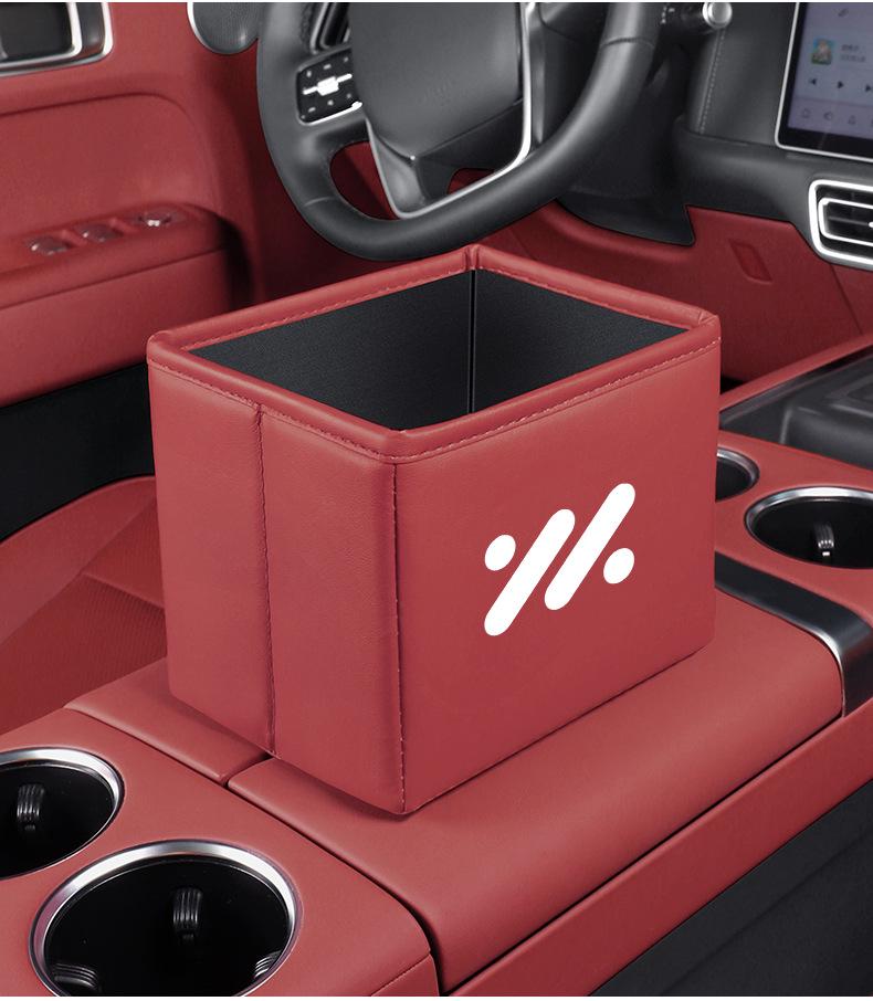 Zeekr L6/LS6/L7/LS7 Car Storage Box & Foldable Trash Can Organizer