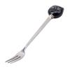 1pc/8pcs Fruit Fork Spoons Flatware Kitchen Tool Ice Cream Cartoon Spoon Stainless Steel Long Coffee Cat Handle Ceramic