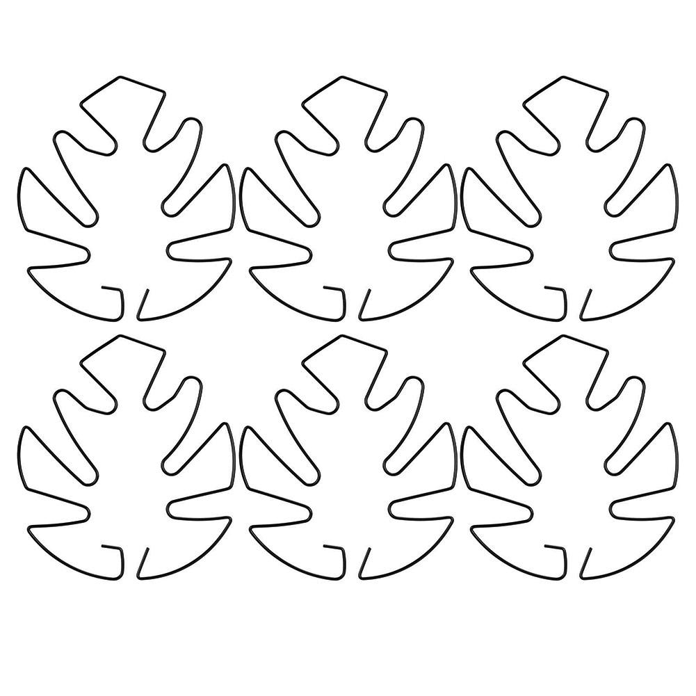 6pcs Climbing Plants Support Clips Alocasia Monstera Plant Support Plants Accessories Leaf Stabilizer Plant Stem Fixation Bracke