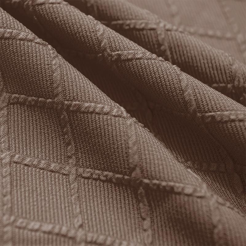 Prismatic Grid Jacquard Chair Cover Stretch Solid Color Chair Covers Dining Room Kitchen Anti -Dirty Anti -Scratch Seat Protectors