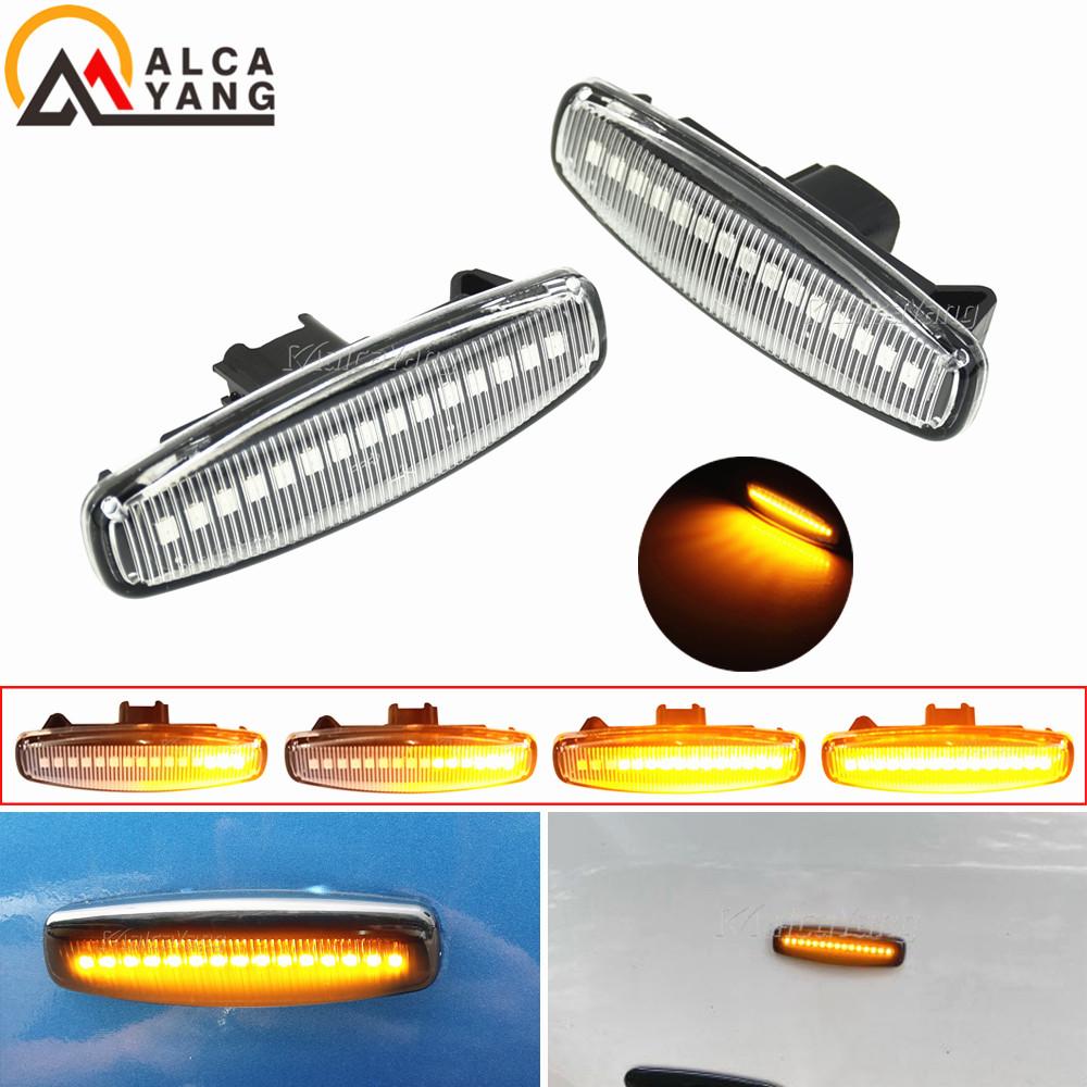 2x LED Side Marker Lights Repeater Lamp for Infiniti EX25 EX35 EX37 FX35 for Nissan Murano Skyline