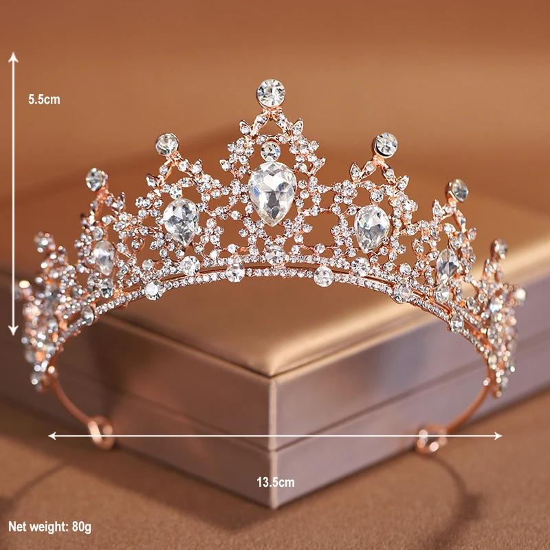 Bridal Headwear Green-Colour Women's Fashion Party Crown Girl Performance Tiaras