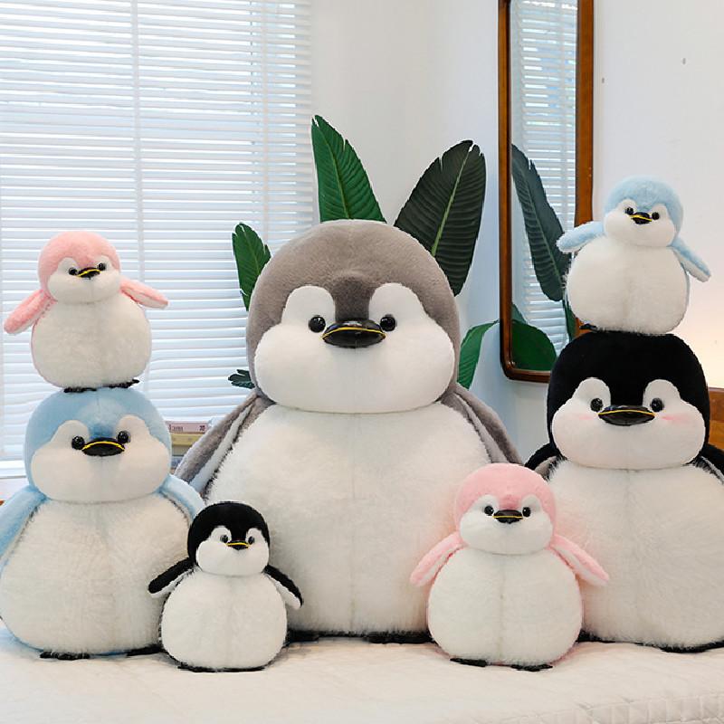 Adorable Black And Gray Soft Penguin Plush Toy Perfect For Kids Birthday Gifts
