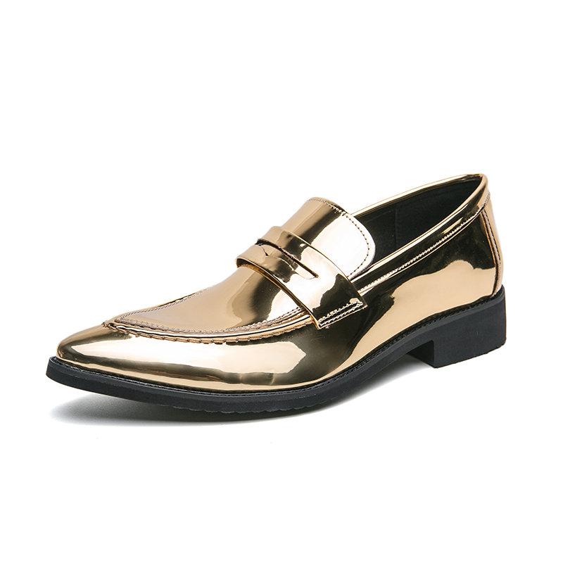 Elegantní společenské boty pro muže Velká velikost 47 Zelená Fialová Luxusní Kožené Ležérní boty Svatba Pánská móda Oxfordky Mokasíny