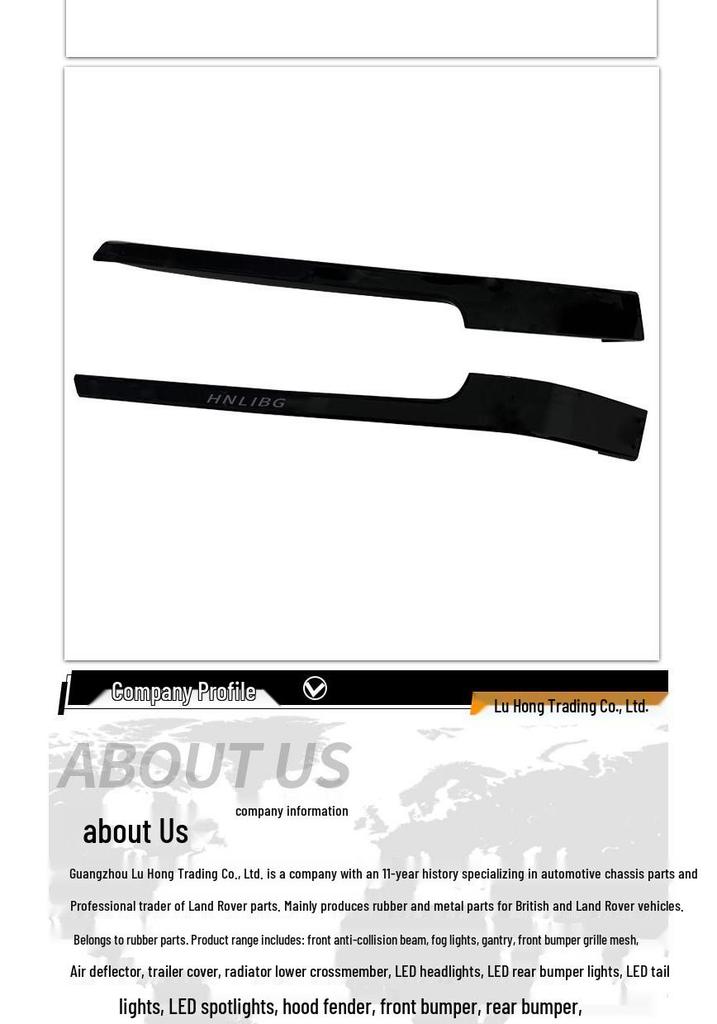 Fits Land Rover Range Rover Executive 2013 Rear Bumper Trim: LR037929, LR076518, LR037928