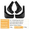Car Tire Mud Flaps Leather for Ford Kuga/Escape 2013-2019