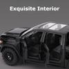 1:32 Mammoth Trailer RV Alloy Off Road Car Model Table Set Pendulum Power Back Sound and Light Toy