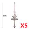 MOC Medieval Military Anime Figures Weapons Building Blocks Toys Soldiers Shield Sword Bow Trident Ax Gun Hammer DIY Gifts K027