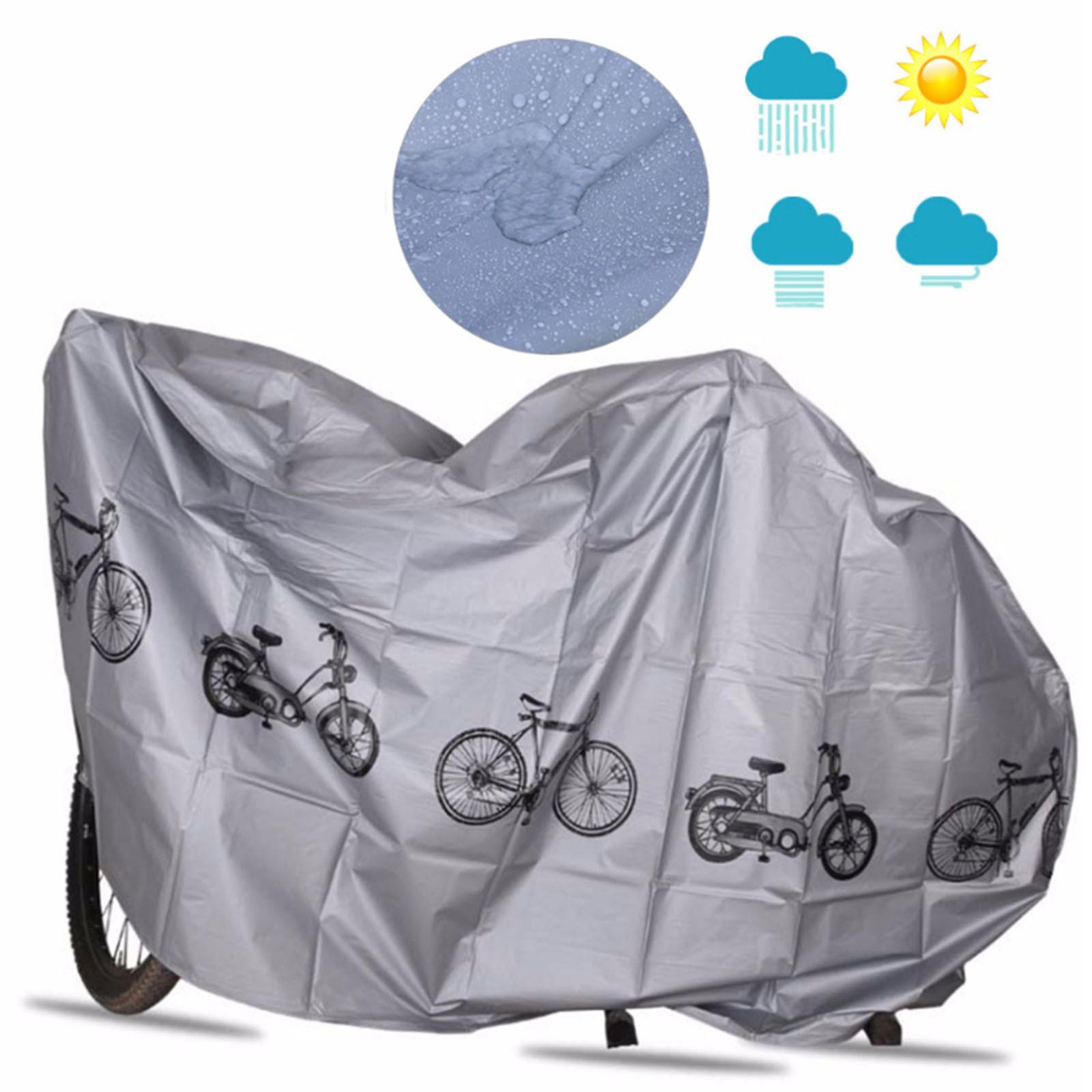 Bike Case Dustproof Grey Polyester Waterproof 210x100cm Bicycle Accessories