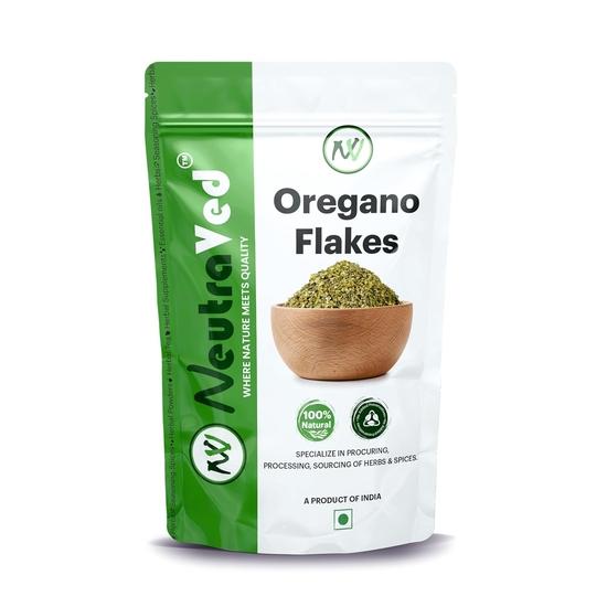 NeutraVed Oregano Leaves | Pure Leaves for Home Made Seasoning | Flakes/Dry Oregano Leaves For Seasonings, Pizza, Pasta 100g