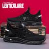 2025 Spring Flyknit Breathable Mesh Running Shoes - Men's Trendy Casual Travel Sneakers, Plus Size Available