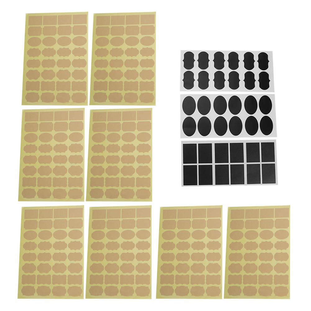 292Pcs Set Adhesive Sticker Marking Tag for Wine Glasses Coffee Tea Boxes Jars Flower Pots Baskets