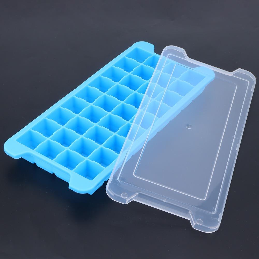 2pcs 36 Grid Ice Cubes Tray Easy Release Ice Cube Maker Practical Ice Mold Bar
