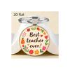 Meilleur Enseignant de Tous les Temps Porte-clés Lettre Décoration Pendentif Pour Cadeau