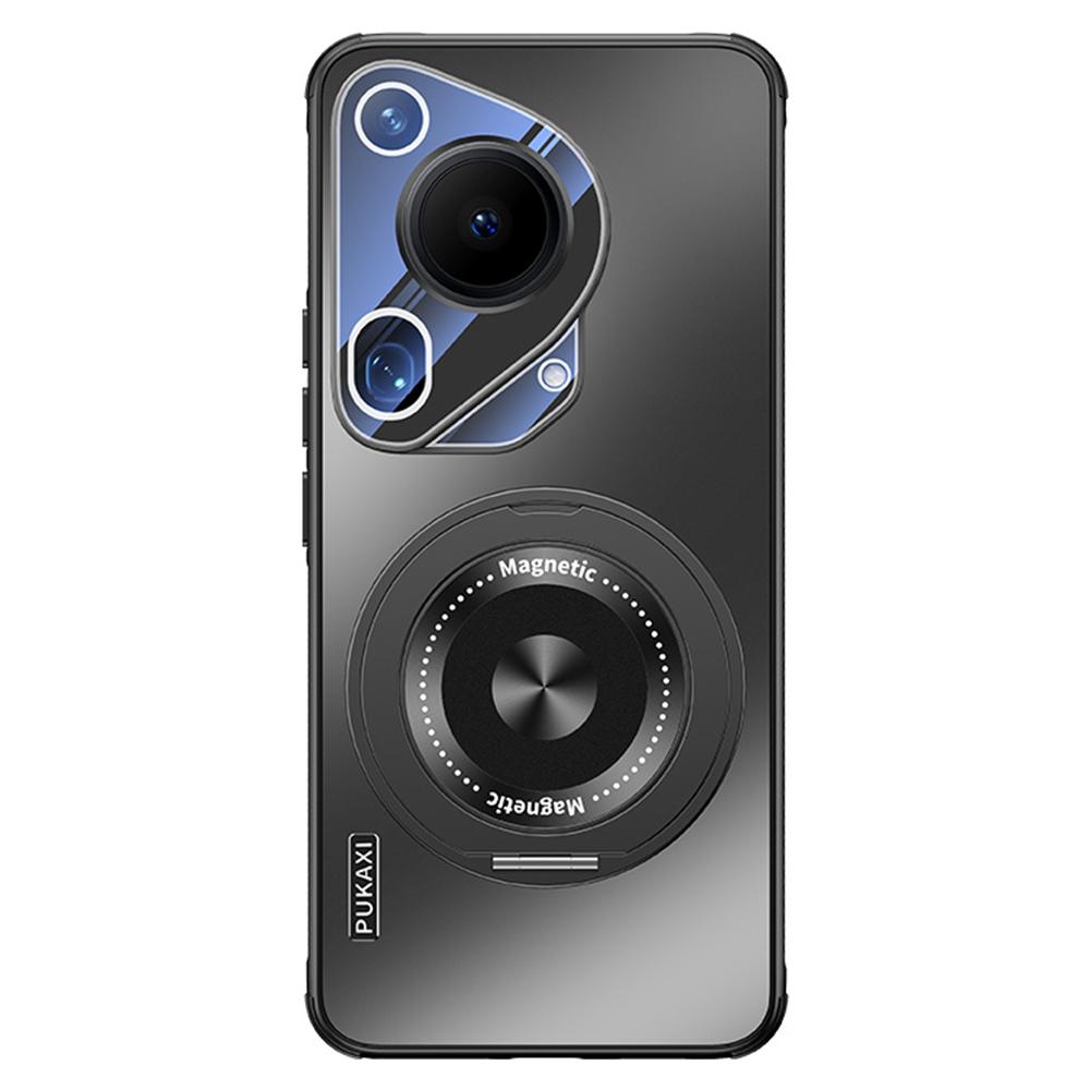 

Чехол для Huawei Pura 70 Ultra, совместимый с MagSafe, с подставкой, из ТПУ и ПК, с теплоотводом, чехол для телефона Black