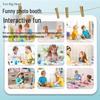 Dual Lens Kids' Instant Camera - Handheld SLR Toy for Outdoor Photography