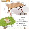 Yuzhan Outdoor Folding Aluminum Roll-Up Camping Table