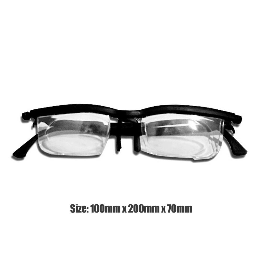 Focus Adjustable Glasses Universal Flexible Diopter Control Eyeglasses Zoom Eyeglasses for Reading Driving
