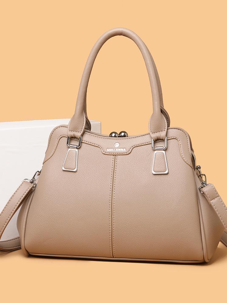 2025 New Women's Single Shoulder & Crossbody Soft Leather Handbag - Large Capacity