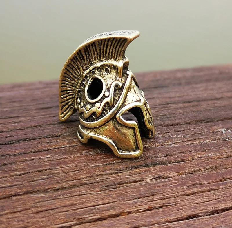 

Vintage Spartan Helmet Warriors Charm Beads for Bracelet Necklace Keychain DIY Jewelry Making Accessories Zinc Alloy