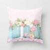 Rose Flower Cushion Cover Nordic Style Home Wedding Decoration Sofa Bed Car Pillowcase Pillow