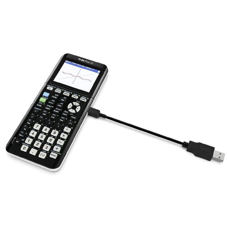 Replacement USB PC Charger Charging Cable Cord for TI-84 Plus CE Graphing Calculator 4.92ft