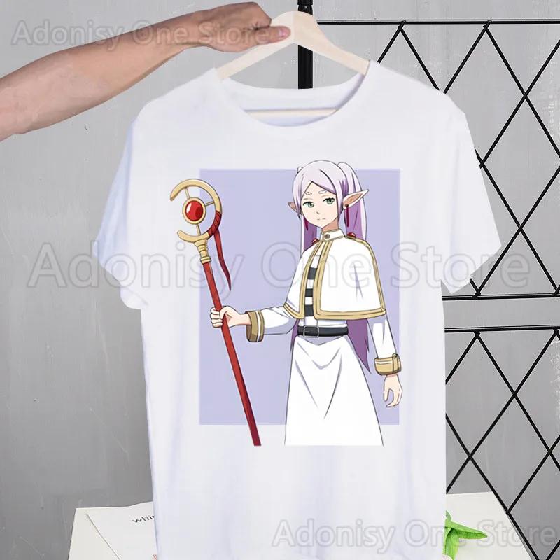 Frieden Harajuku Damski T-shirt z Nadrukiem Neutralny T-shirt z Krótkim Rękawem Casualowy T-shirt Damska Odzież Uliczna Top