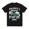 Its Only A Problem If You're Losing Funny Gambling Graphic T-Shirts Men Women Clothing Vintage Cotton Short Sleeve T-shirts Tops