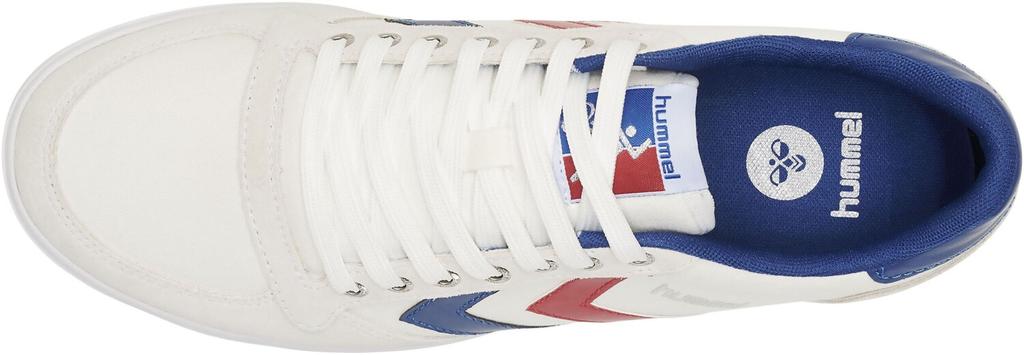 Кроссовки Hummel Slimmer Stadil Low Canvas белые/синие/красные/зеленые