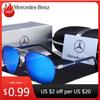 Pegatina Caliente para Coche 2025 Para Mercedes Benz Clase A B C E S V GLB GLC GLE AMG Pilot SLK SLC ML Coche Alto Hombres Anti Reflejo Gafas de Conductor