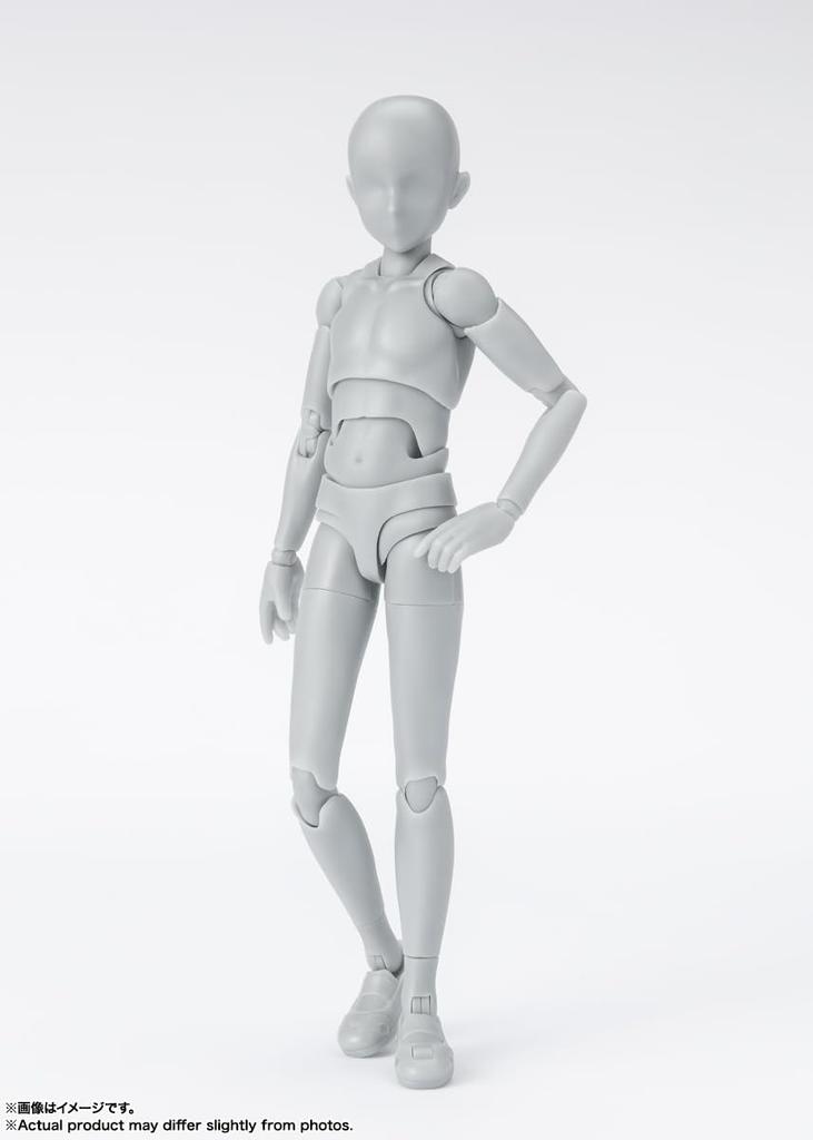 TAMASHII NATIONS Edition DX SET Color 135mm Movable Figure S.H.Figuarts Body-kun -School Life- (Gray Ver.) Approx. PVC&ABS