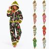 Set Pigiama da Donna Casual con Cappuccio e Vestibilità Larga - Loungewear Foderato con Pantaloni per l'Inverno