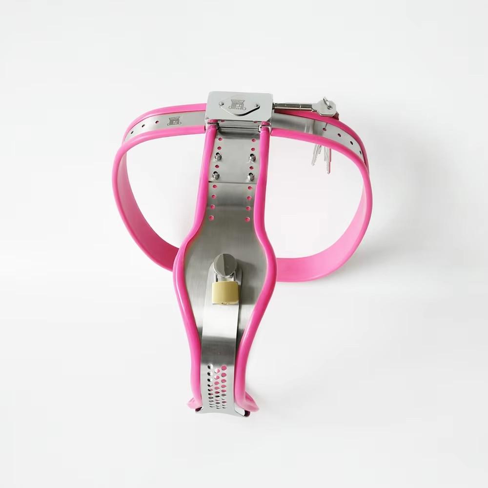 Black Emperor SM Women Stainless Steel Chastity Lock 100% Waterproof Pink Adult Toy
