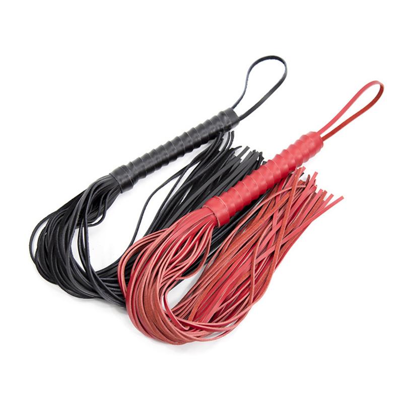 Genuine Leather Spanking Flogger  Sex Whip Impact Toy Fetish Floggers