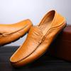 Men's Loafers High Quality Soft Leather Casual Shoes Classic Slip on Driving Shoes Casual Business Leather Shoes Moccasins Flats