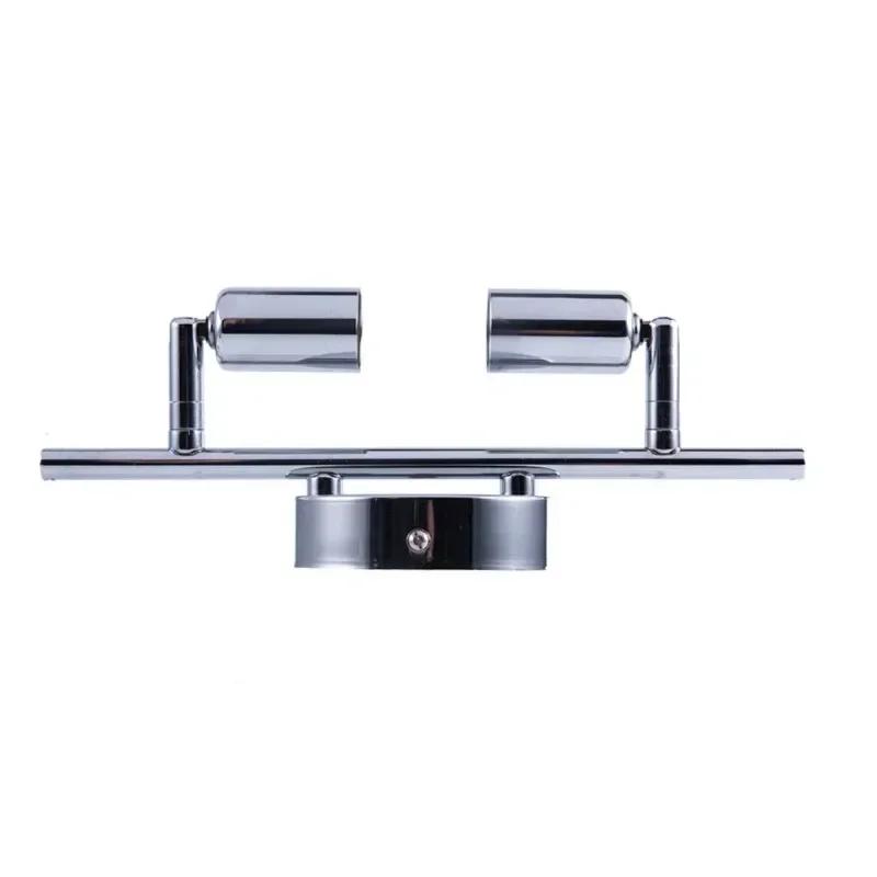 Chrome Design Adjustable Led Ceiling Light 1/2/3/4 Heads Rotatable Modern Ceiling Lampshades for Store Cafe Decor Fixture